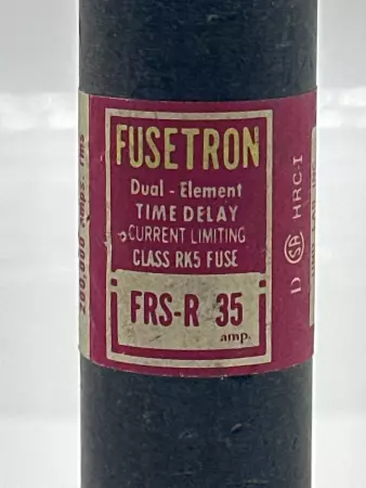 Bussmann FRS-R 35 Fusetron Time Delay Fuse, Class RK5, 600V 35Amp 