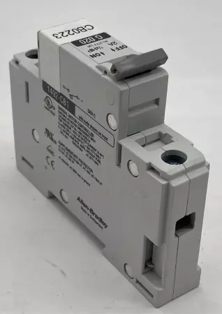 Allen-Bradley 1492-CB1 G020 SER.C 1-Pole Circuit Breaker 277VAC 2Amp 