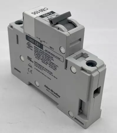 Allen-Bradley 1492-CB1 G050 SER.C 1-Pole Circuit Breaker 277V 5Amp 