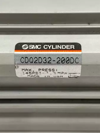 SMC CDQ2D32-200DC Pneumatic Cylinder, 32mm Bore 200mm Stroke 