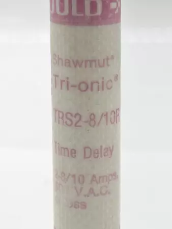 Gould Shawmut TRS2-8/10R Tri-onic Time Delay Fuse, 600V 2.8Amp 