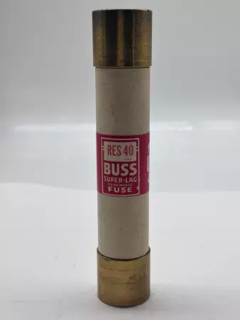 Bussmann RES 40 Super-Lag Renewable Fuse, 600V 40Amp 