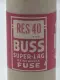 Bussmann RES 40 Super-Lag Renewable Fuse, 600V 40Amp 