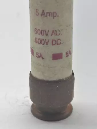 Ferraz Shawmut TRS5R Tri-onic Time Delay Fuse, Class RK5, 600VAC/DC 5Amp 