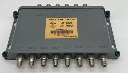 DirecTV MS6X8R1-03 6x8 Multiswitch DTV Slimline Satellite Switch 