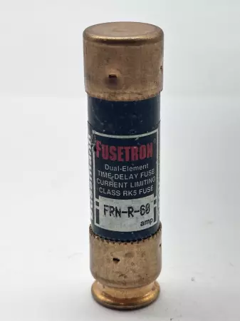 Bussmann FRN-R-60 Fusetron Time Delay Fuse, Class RK5, 250VAC 125VDC 60Amp 