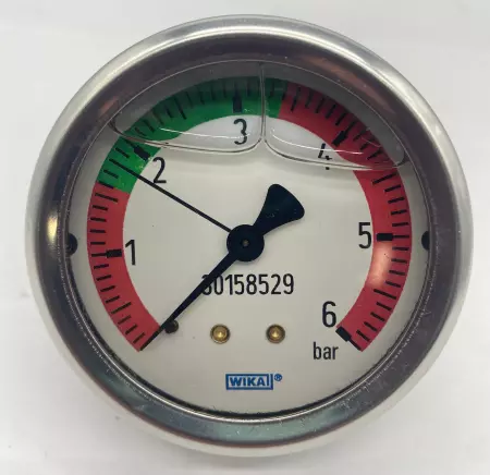 Wika 30158529 Oil-Filled Pressure Gauge 0-6Bar 