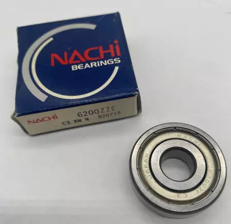 Nachi 6200ZZE Shielded Ball Bearing 10X30X9mm Wide 