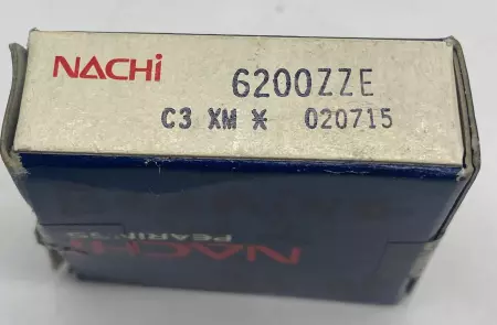 Nachi 6200ZZE Shielded Ball Bearing 10X30X9mm Wide 