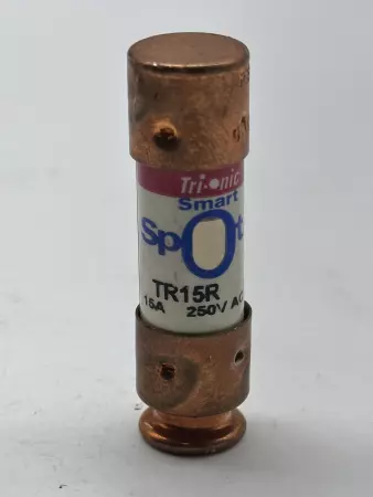 Ferraz Shawmut TR15R Tri-onic Time Delay Fuse, Class RK5, 250V 15Amp 