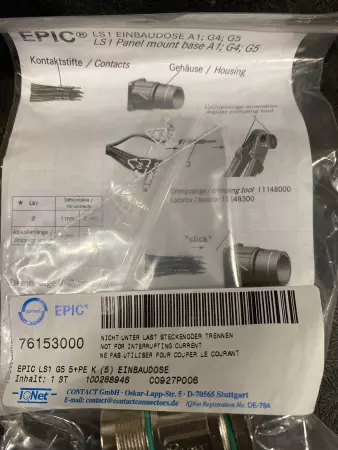 Epic 76153000 Contactor Connector (Box of 5) 