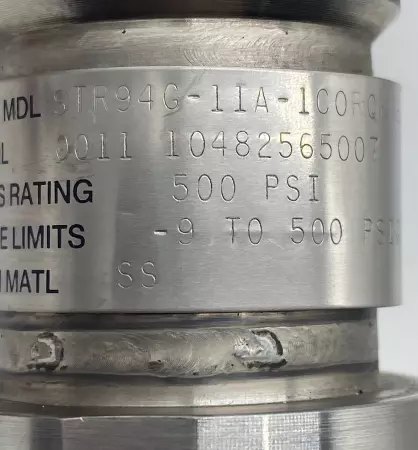 Honeywell STR94G-11A-1C0RQKRBC000-1CISM-B67M Pressure Transmitter with Sensor 