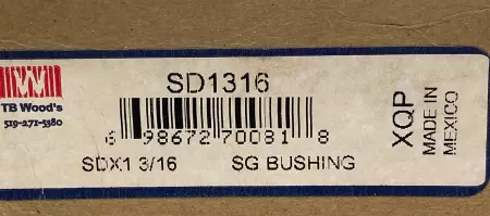 TB Wood's SDX 1 3/16 SG Bushing 1-3/16