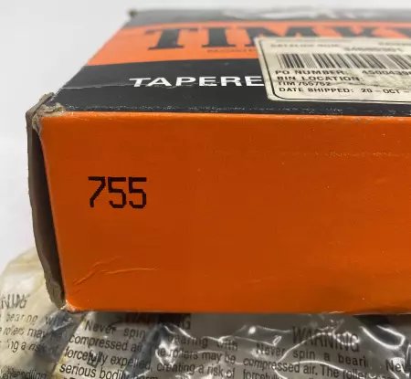 Timken 755 Roller Bearing Cone, 76mm Bore 