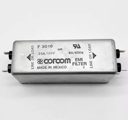 Corcom F 3016 EMI Line Filter 120V 25Amp 