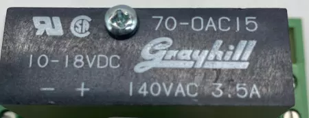 Grayhill 70-OAC15 AC Output Relay Module 140V 3.5A 