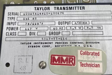 Taylor 1002TA14810-10027E Resistance Bulb Transmitter 