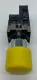 Telemecanique ZB2-BE202 Yellow Pushbutton W/Contact Blocks 