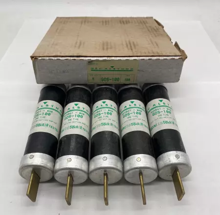 GEC Alsthom GOS-100 One-Time Fuse 600VAC 100Amp Lot of 5