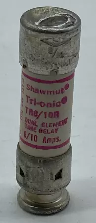 Gould Shawmut TR8/10R Tri-Onic Time Delay Fuse, Class RK5, 250V 0.8Amp Lot of 10