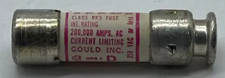 Gould Shawmut TR8/10R Tri-Onic Time Delay Fuse, Class RK5, 250V 0.8Amp Lot of 10