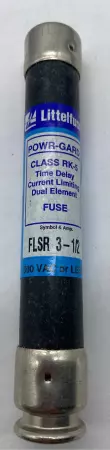 Littelfuse FLSR3-1/2 Powr-Gard Fuse, 600VAC 3.5Amp, Class RK5 Lot of 10