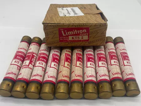 Bussmann KTS2 Limitron Current Limiting Fuses, 2Amp 600VAC, ClassK1 Lot of 10