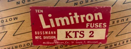 Bussmann KTS2 Limitron Current Limiting Fuses, 2Amp 600VAC, ClassK1 Lot of 10