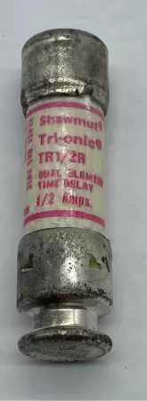 Gould Shawmut TR 1/2R Tri-onic Time Delay Fuse, Class RK5, 250V 0.5Amp Lot of 10