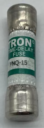 Bussmann FNQ-15 Tron Time-Delay Fuse, 500V 15Amp Lot of 6