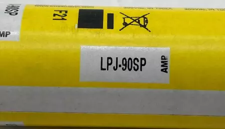 Bussmann LPJ-90SP Low-Peak Time Delay Fuse, 600VAC 300VDC 90Amp, Class J 
