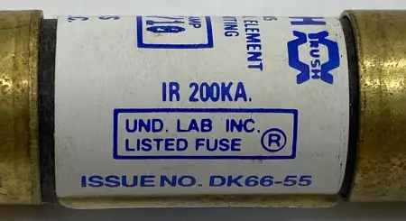 Brush ECNR6/10 Time Delay Fuses, 250VAC 0.6Amp, Class RK5 Lot of 10