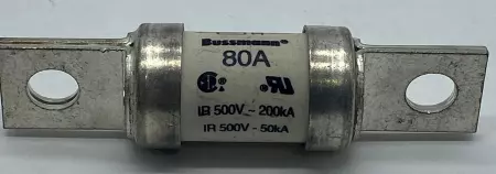 Bussmann FWH-80BA Time Delay Fuse, 500 VAC 80Amp 