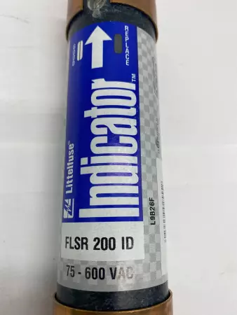 Littlefuse FLSR200ID Indicator Time Delay Fuse, 600V 200Amp, Class RK5 