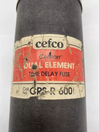 Cefco CRS-R 600 Time Delay Fuse, 600VA 600Amp, Class RK-5 