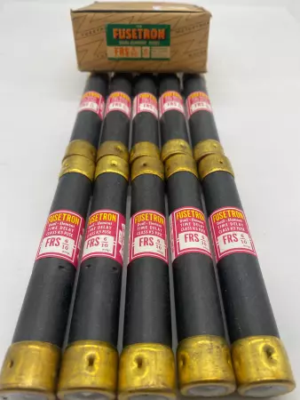 Bussmann FRS 6/10 Fusetron Time Delay Fuses, Class K5, 600V 0.6Amp Lot of 10