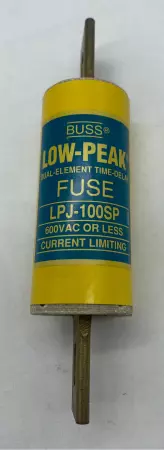 Bussmann LPJ-100SP Low-Peak Time Delay Fuse 600VAC 100Amp, Class J 