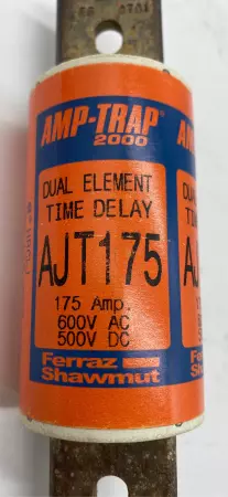 Ferraz Shawmut AJT175 Amp-Trap Fuse, 600VAC 500VDC 175Amp, Class J 