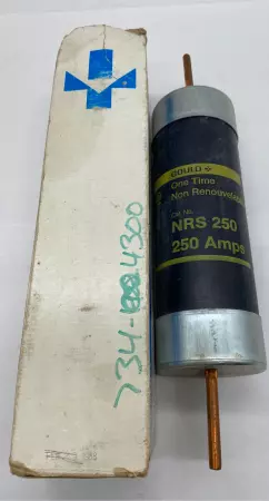 Gould Shawmut NRS-250 Non-Renouvelable Fuse, 600V 250Amp 