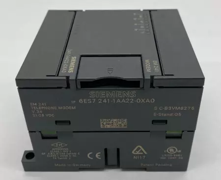 Siemens 6ES7 241-1AA22-0XA0 Simatic EM 241 Modem Expansion Module 