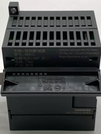 Siemens 6ES7 241-1AA22-0XA0 Simatic EM 241 Modem Expansion Module 