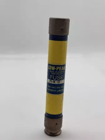 Bussmann LPS-RK-1SP Low-Peak Time Delay Fuse, 600VAC 300VDC 1Amp, Class RK1 