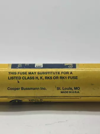 Bussmann LPS-RK-12SP Low-Peak Time Delay Fuse, 600VAC 300VDC 12Amp, Class RK1 