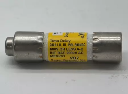 Bussmann LP-CC-25 Low-Peak Delay Fuse, 600VAC 25Amp, Class CC 