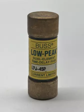 Bussmann LPJ-4SP Low-Peak Time Delay Fuse, 600VAC 4Amp, Class J 