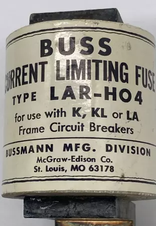 Bussmann LAR-H04 Buss Current Limiting Fuse K KL LA Breakers 