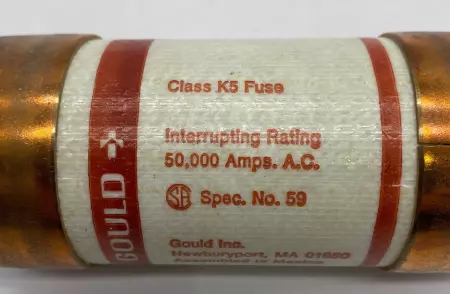 Gould Shawmut OT250 One-Time Fuse, 250VAC 250Amp, Class K5 