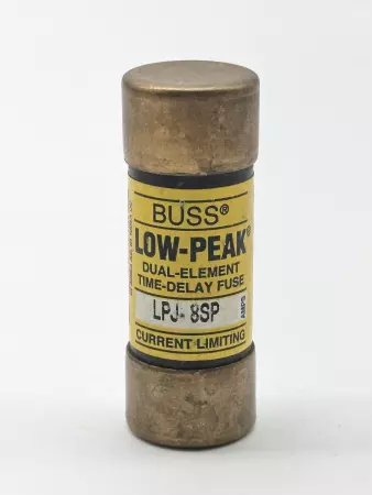 Bussmann LPJ-8SP Low-Peak Time Delay Fuse, 600VAC 8Amp, Class J 