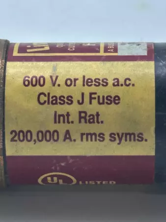 Bussmann JKS 50 Limitron Current Limiting Fuse, 50Amp 600VAC, Class J 