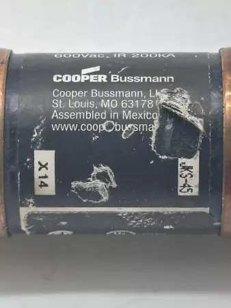 Bussmann JKS-45 Limitron Current Limiting Fuse, 45Amp 600VAC, Class J 